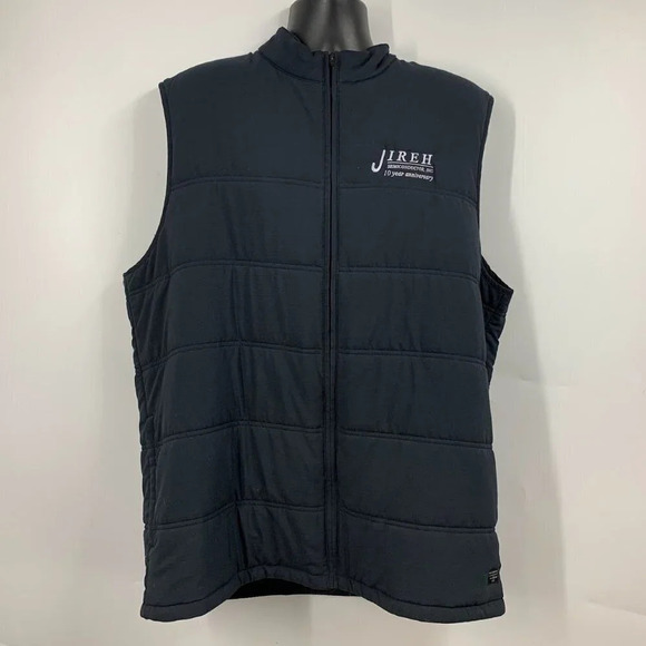 Travis Mathew Men's Cold‎ Bay TM1MW453 JIREH Branded Full Zip Quilted Vest SZ XL - Picture 1 of 14